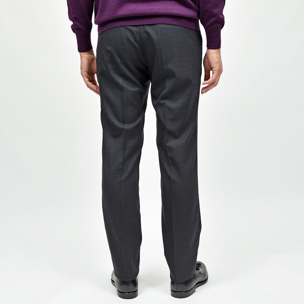 PT TORINO(ピーティー トリノ) ウォッシャブルライトテクノウール ストレッチ サージ ノープリーツドレスパンツ SLIM FIT/VD06