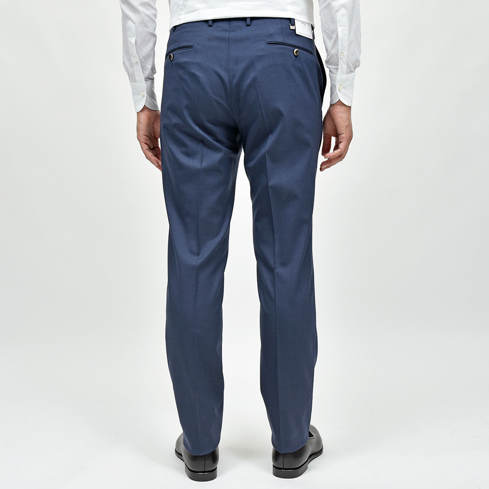 PT TORINO(ピーティー トリノ) ウォッシャブルライトテクノウール ストレッチ サージ ノープリーツドレスパンツ SLIM FIT/VD06