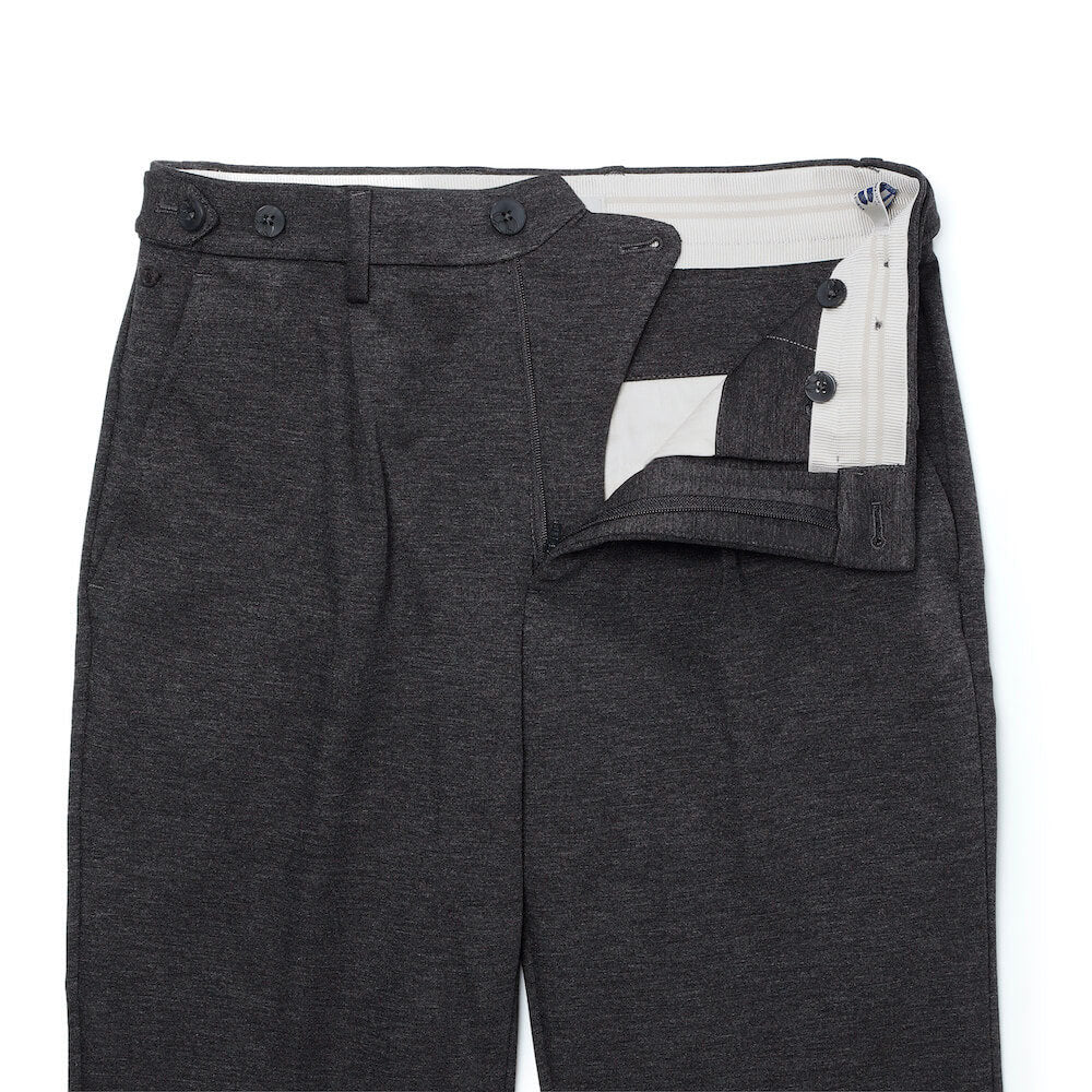 ジーティーアー / EASY CARE JERSEY 1プリーツ 裾リブ パンツ(Waist Comfort Band)/GIORGINO 27950