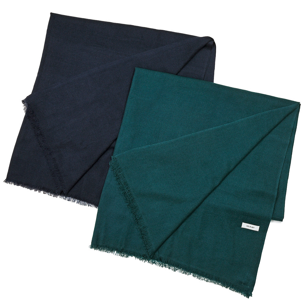 DELRUBY(デルルビー) Plain Twill カシミヤ 大判ストール