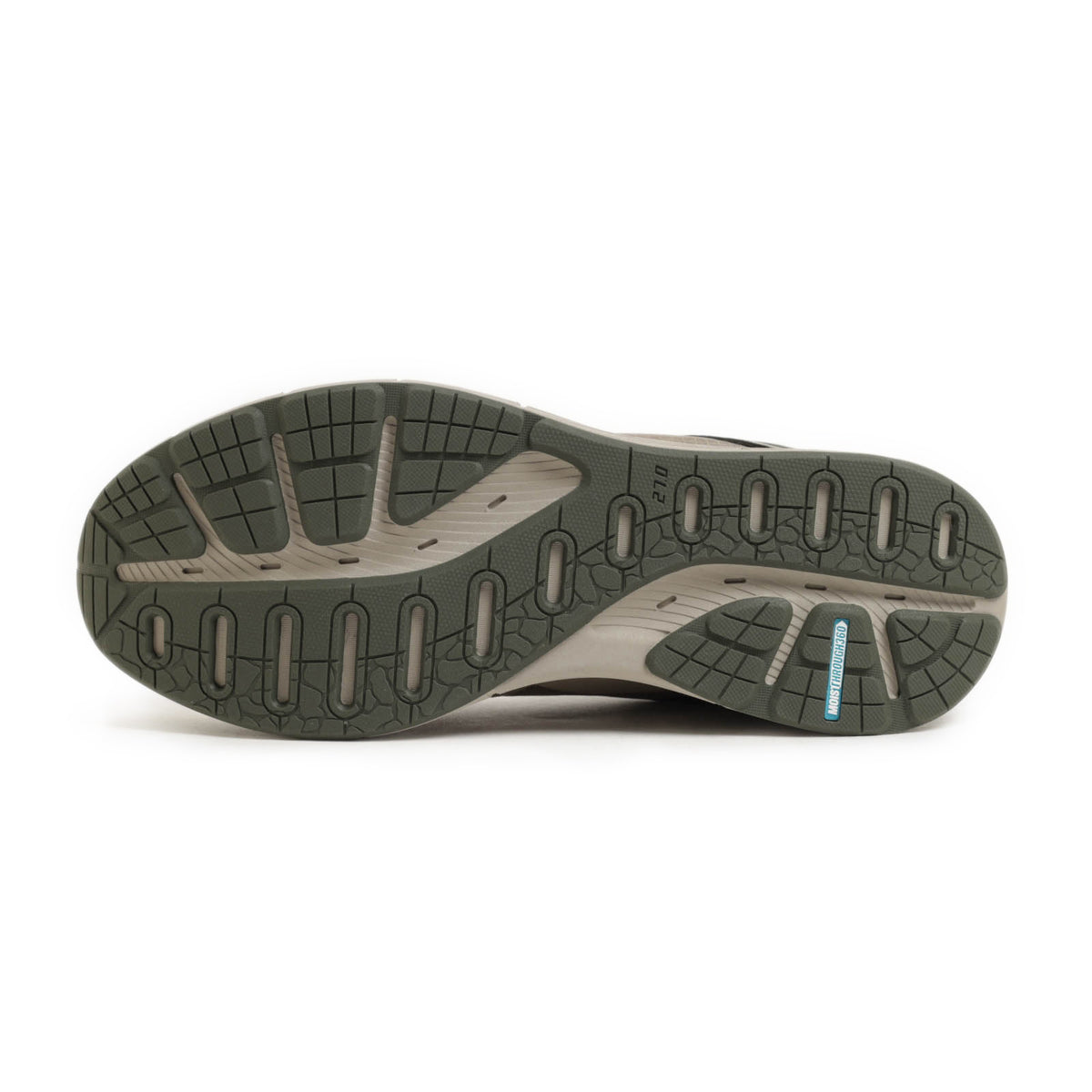 モイスルー360 / ローカット レースアップ 厚底 スニーカー ボリュームソール 防水 / ベージュ