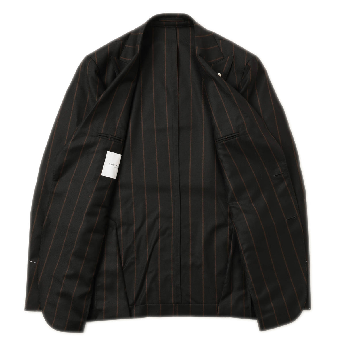 ルイジビアンキ / 2B シングル スーツ / SARTORIA / 53534 / ブラック×ブラウン