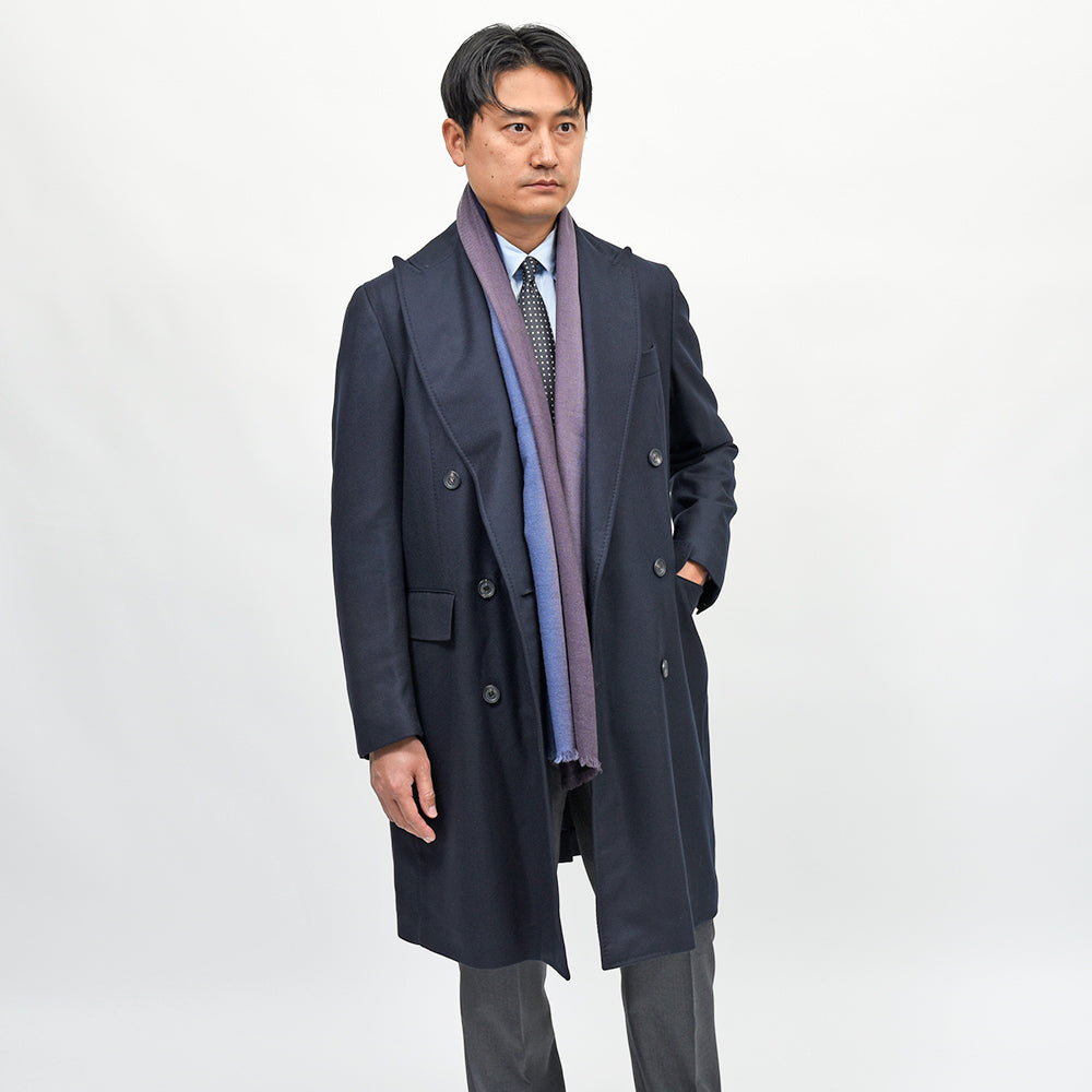 STILE LATINO(スティレ ラティーノ) EROS ヴァージンウールカシミヤ ツイル ダブルチェスターコート