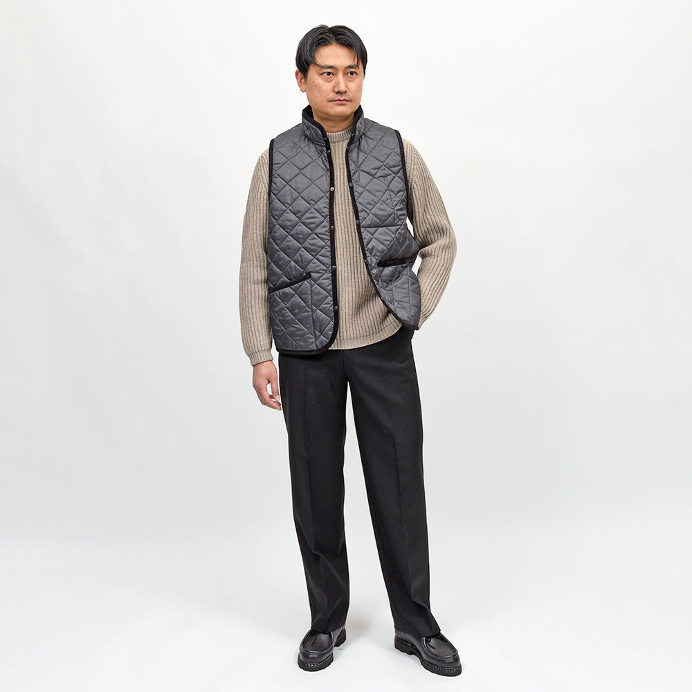 LAVENHAM(ラベンハム) MICKFIELD ポリエステル キルティング スタンドカラーベスト