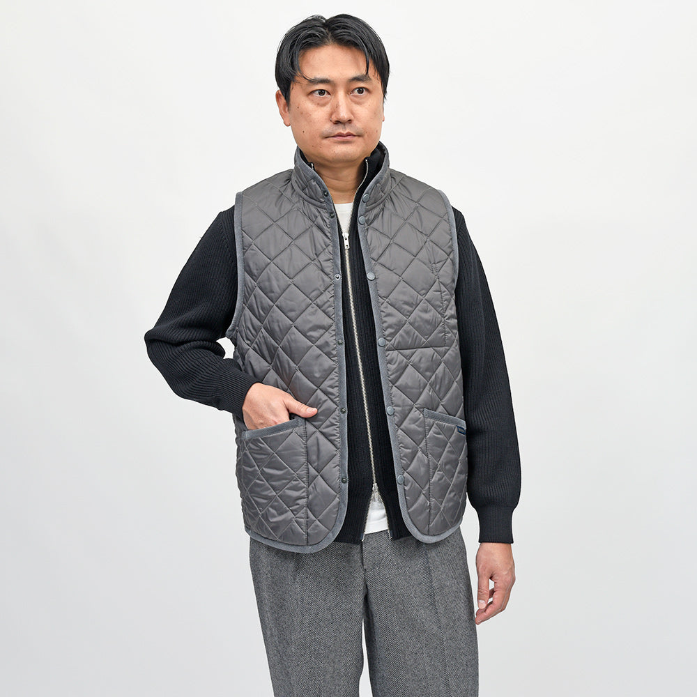 LAVENHAM(ラベンハム) MICKFIELD ポリエステル キルティング スタンドカラーベスト