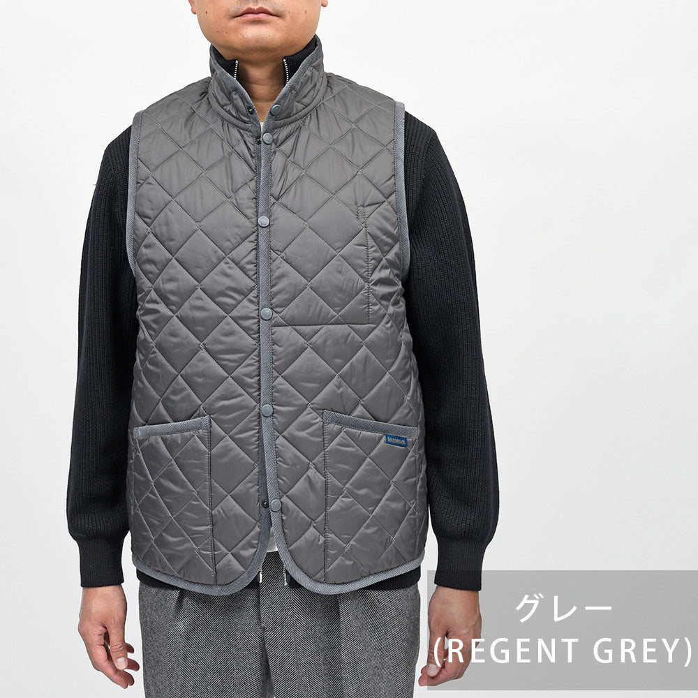 LAVENHAM(ラベンハム) MICKFIELD ポリエステル キルティング スタンドカラーベスト