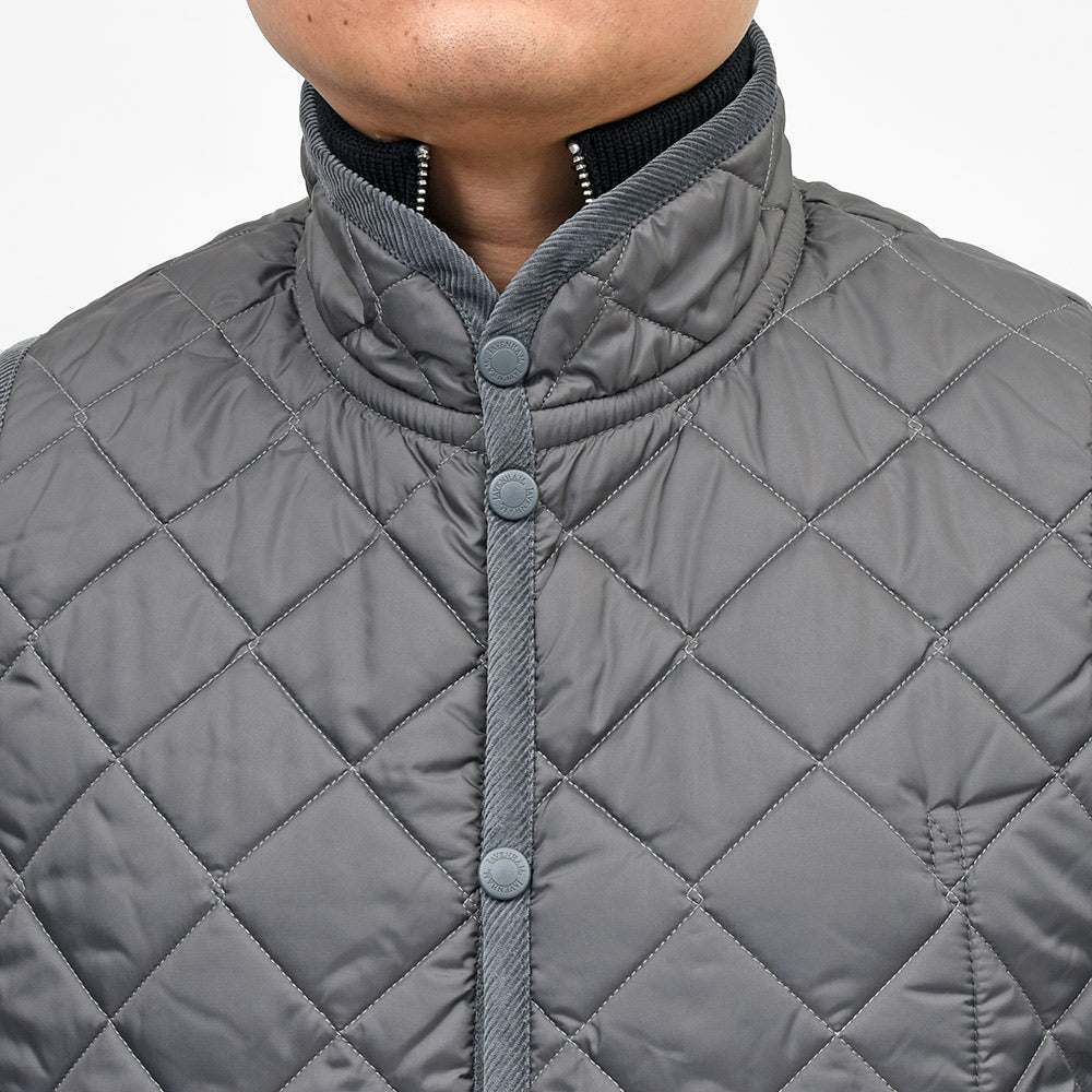 LAVENHAM(ラベンハム) MICKFIELD ポリエステル キルティング スタンドカラーベスト