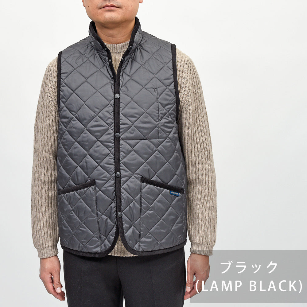 LAVENHAM(ラベンハム) MICKFIELD ポリエステル キルティング スタンドカラーベスト