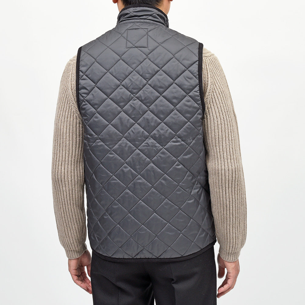 LAVENHAM(ラベンハム) MICKFIELD ポリエステル キルティング スタンドカラーベスト