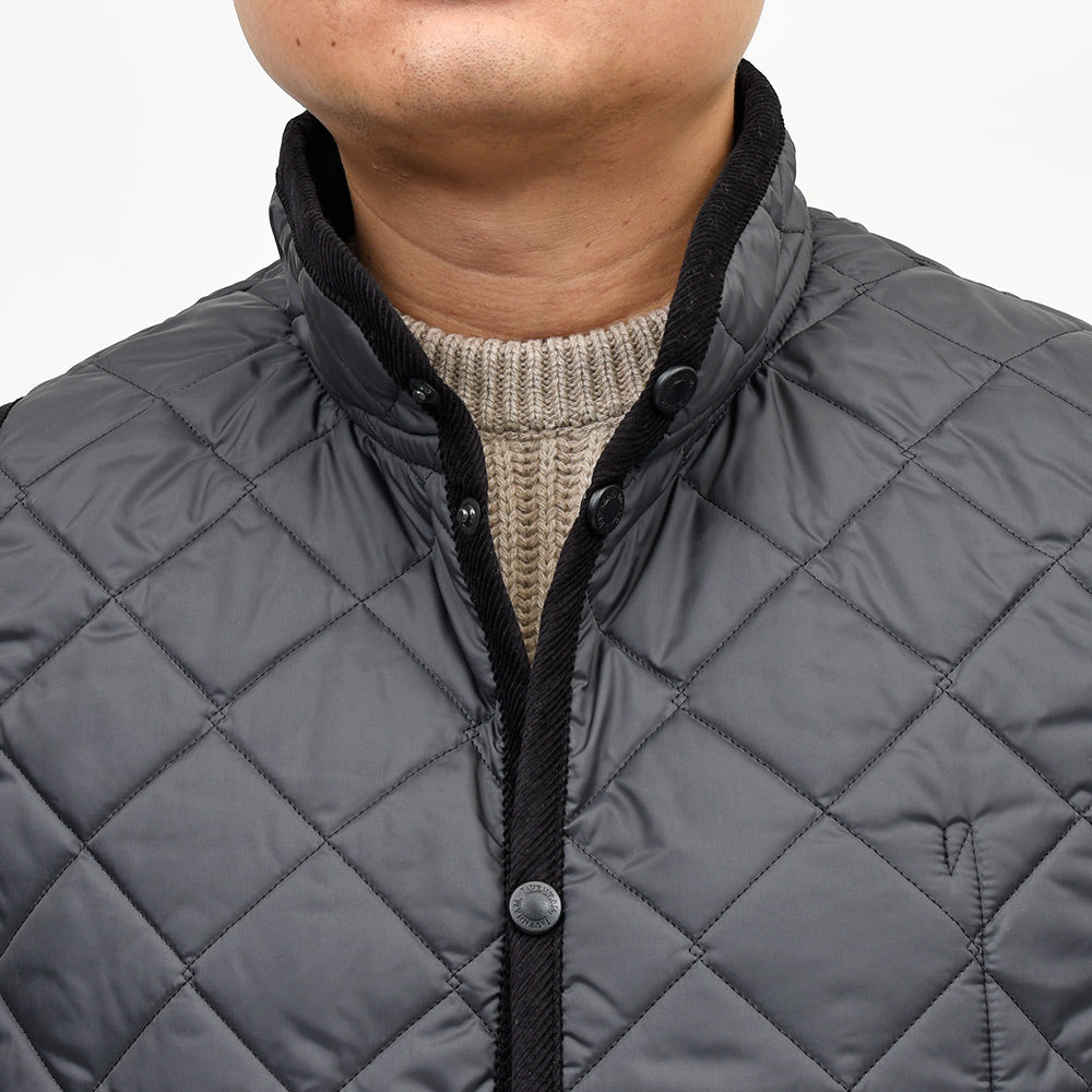 LAVENHAM(ラベンハム) MICKFIELD ポリエステル キルティング スタンドカラーベスト