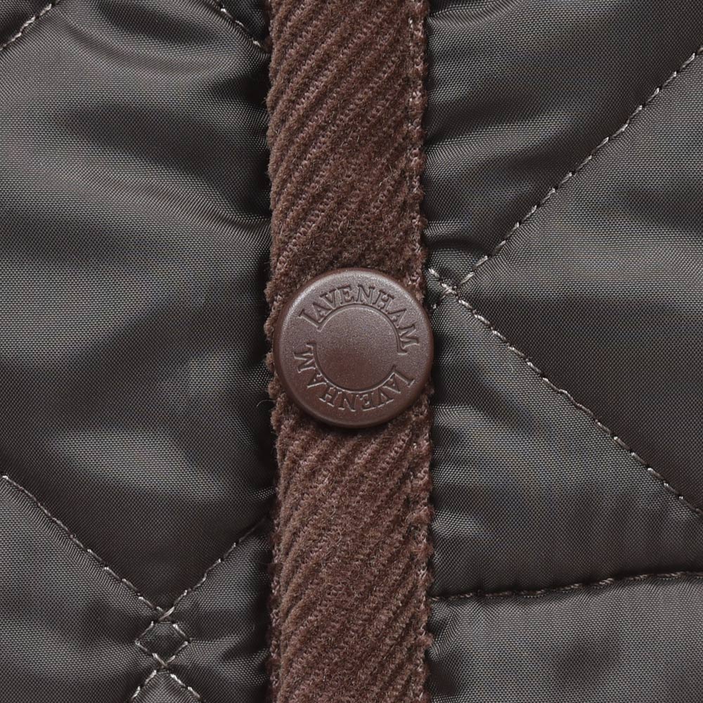 LAVENHAM(ラベンハム) MICKFIELD ポリエステル キルティング スタンドカラーベスト