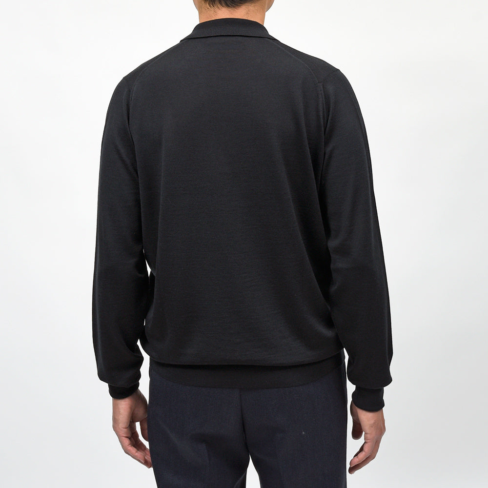 JOHN SMEDLEY(ジョンスメドレー) DORSET エクストラファインメリノウール 30ゲージ ニットポロ EASY FIT