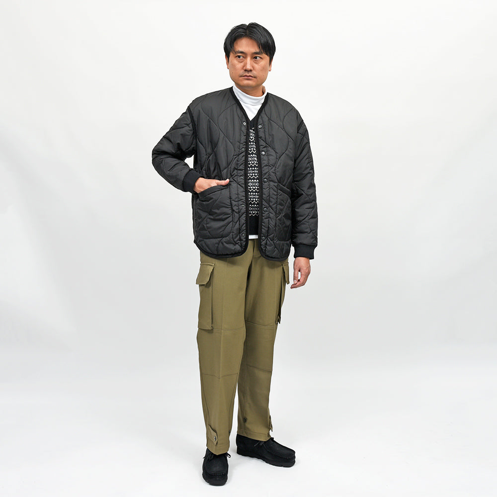 LAVENHAM(ラベンハム) QUILT LINER JACKET ノーカラー キルティングジャケット
