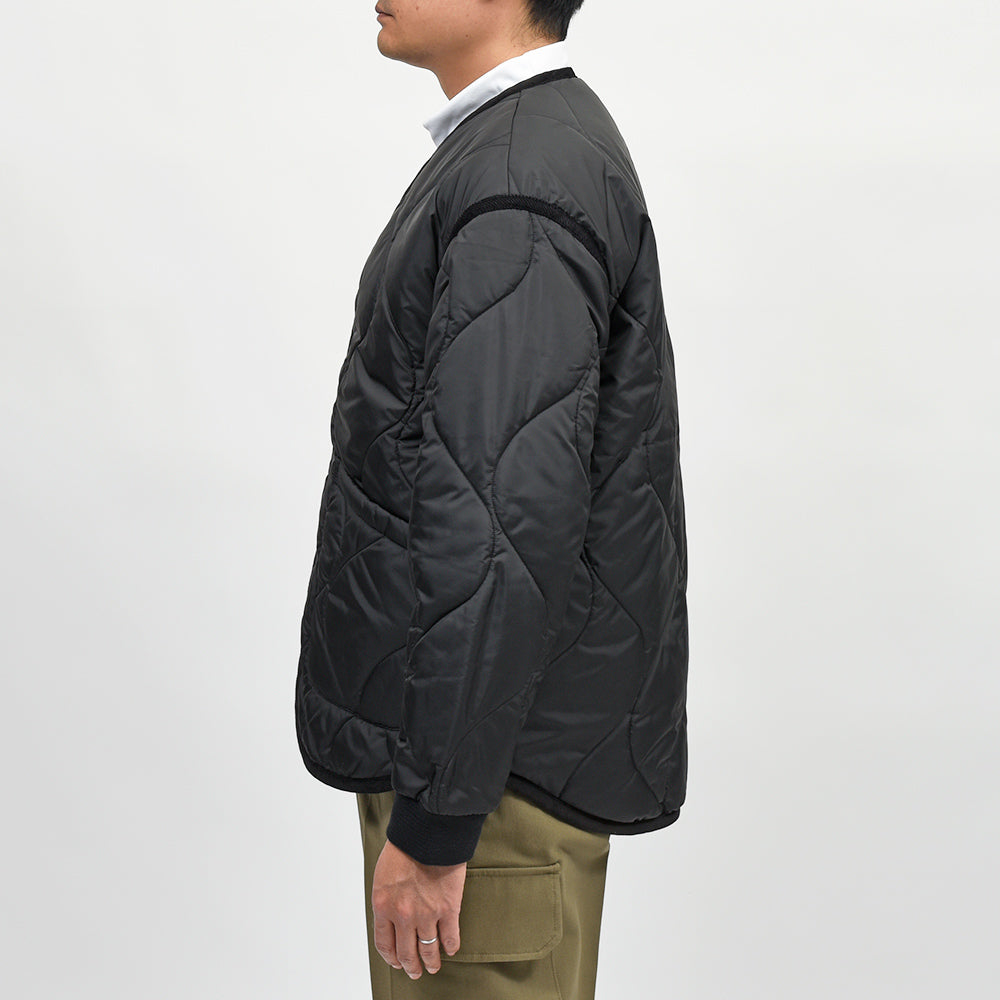 LAVENHAM(ラベンハム) QUILT LINER JACKET ノーカラー キルティングジャケット