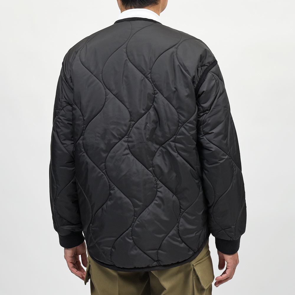 LAVENHAM(ラベンハム) QUILT LINER JACKET ノーカラー キルティングジャケット