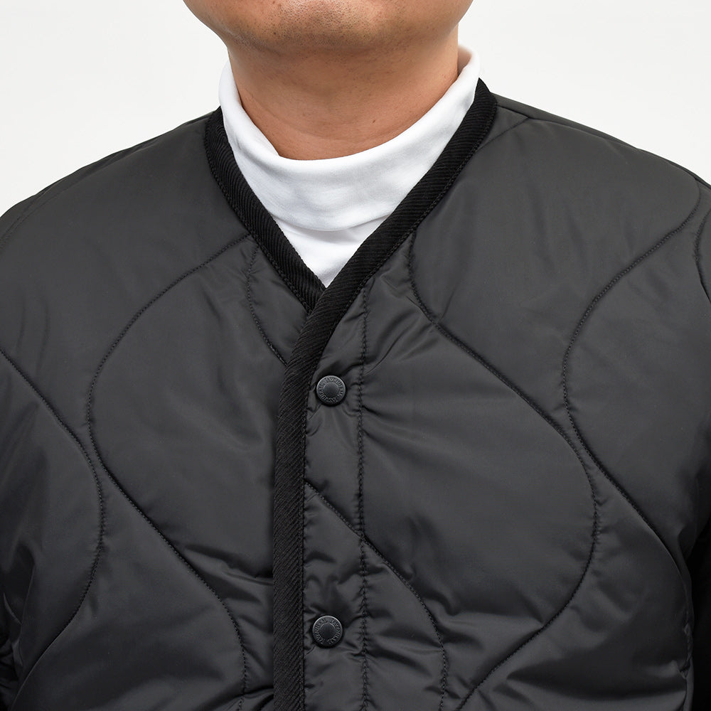 LAVENHAM(ラベンハム) QUILT LINER JACKET ノーカラー キルティングジャケット