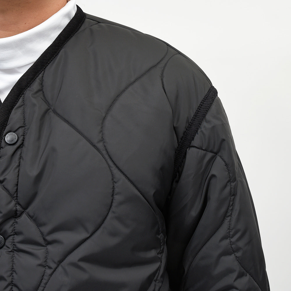 LAVENHAM(ラベンハム) QUILT LINER JACKET ノーカラー キルティングジャケット
