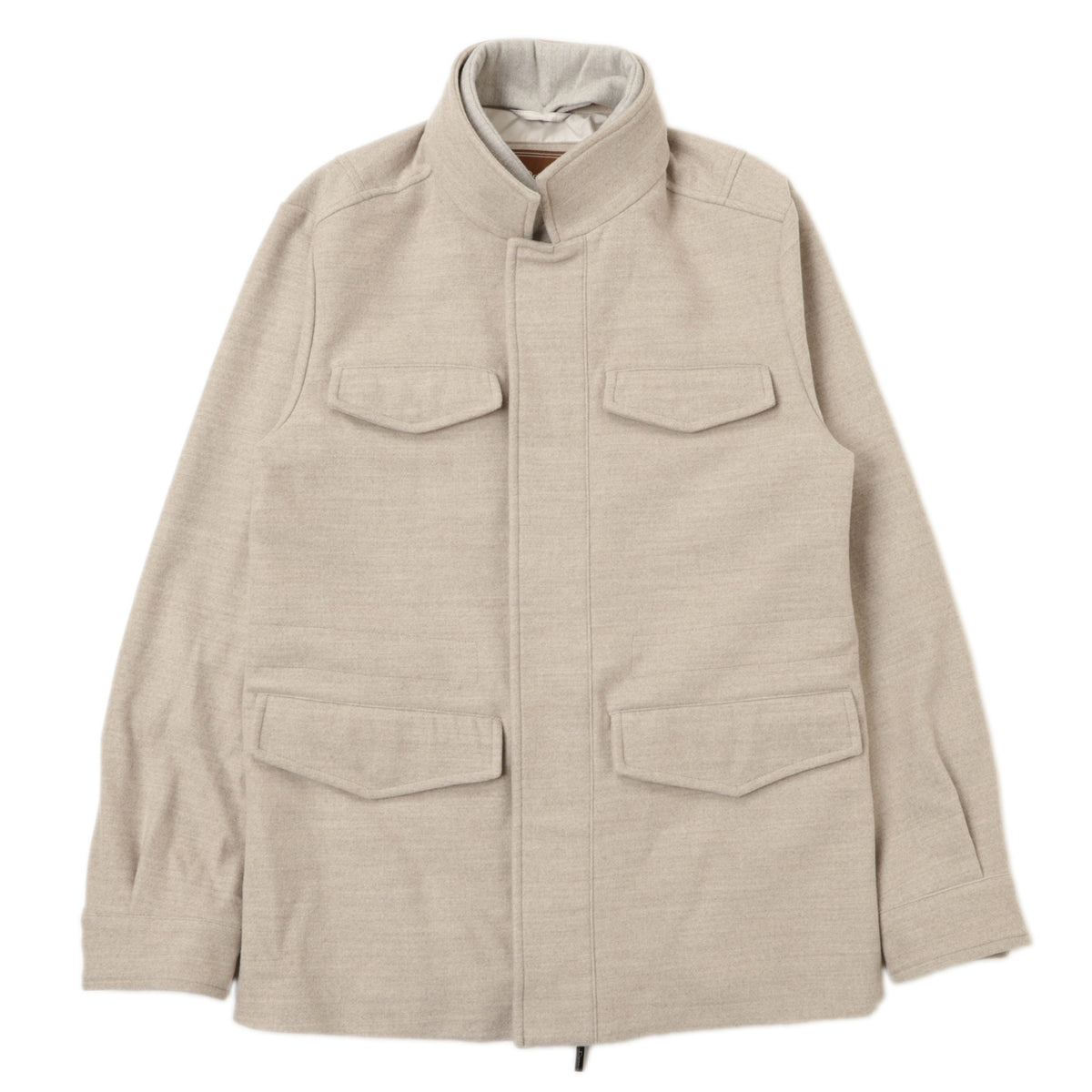 ドリアーニ / M-65 / ウール ダブルジップ メランジ / Super 180's / A373 / ベージュ