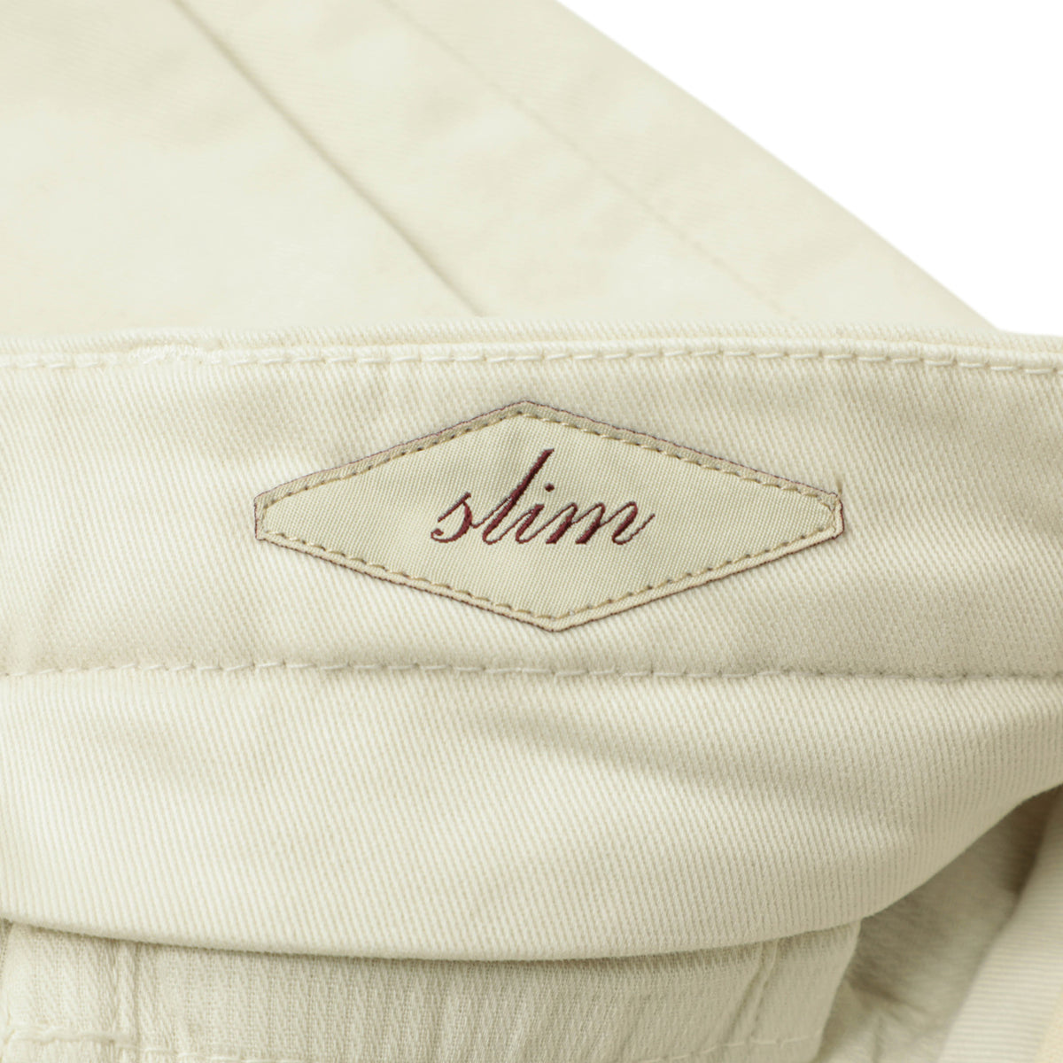 ブリリア 1949 / スラックスパンツ / ワンプリーツ コットン ストレッチ / SLIM FIT / 5207-07008 / アイボリー