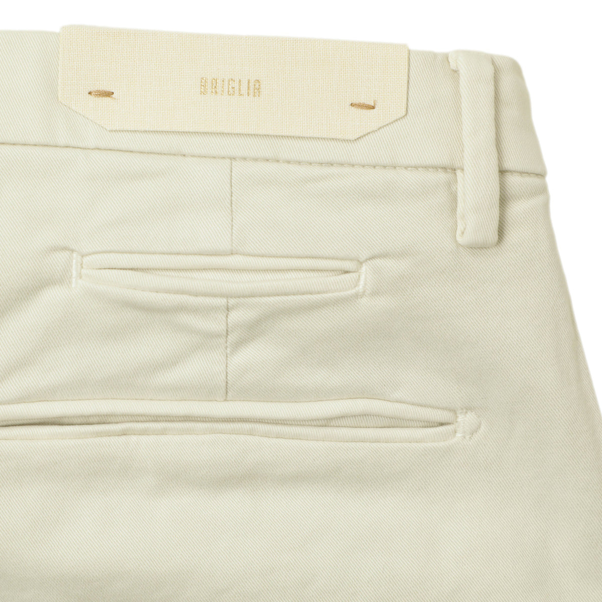 ブリリア 1949 / スラックスパンツ / ワンプリーツ コットン ストレッチ / SLIM FIT / 5207-07008 / アイボリー