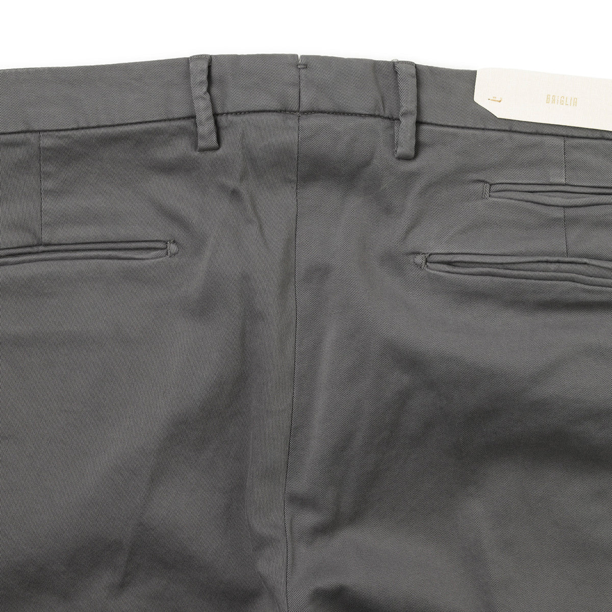 ブリリア 1949 / スラックスパンツ / ワンプリーツ コットン ストレッチ / SLIM FIT / 5207-07008 / グレー