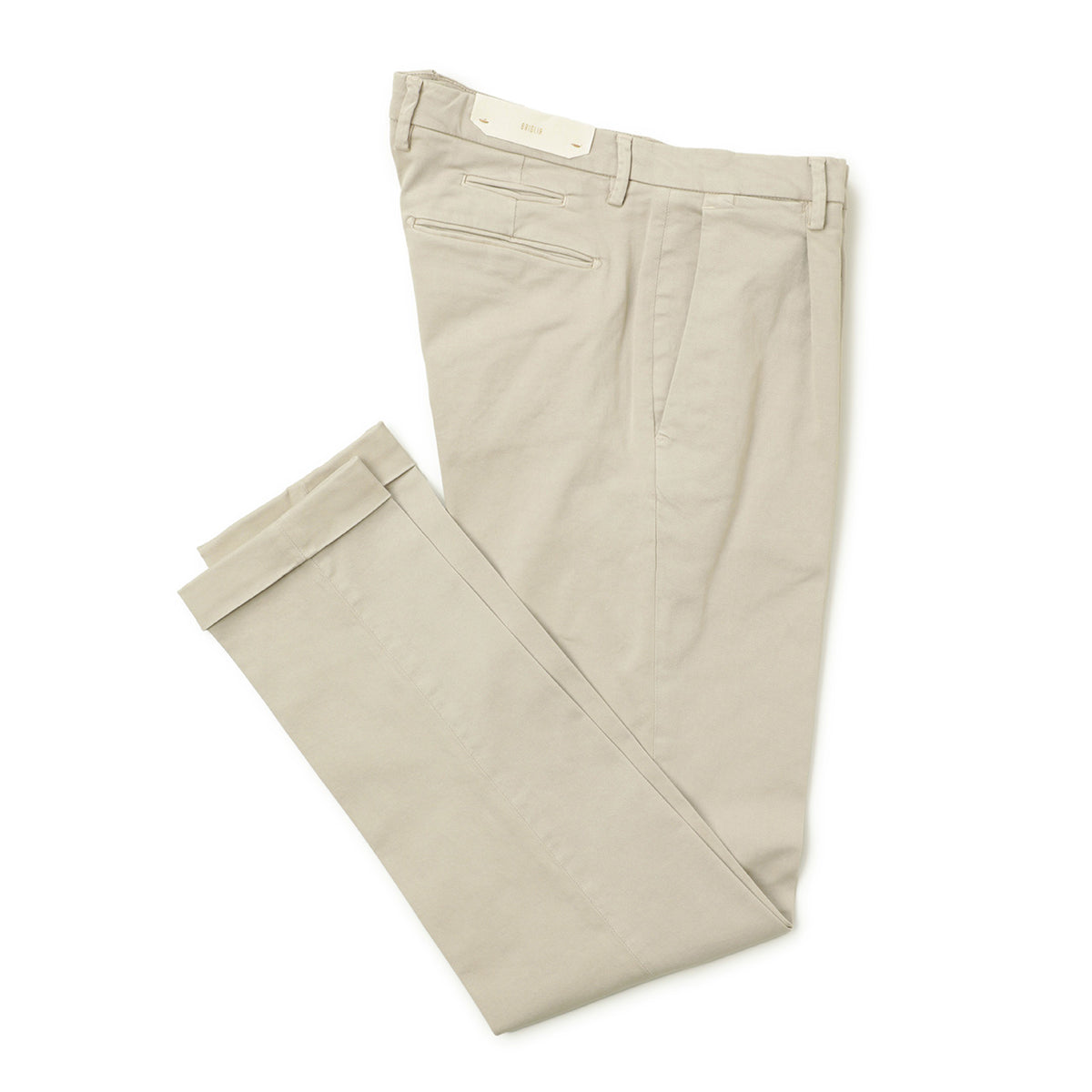 ブリリア 1949 / スラックスパンツ / ワンプリーツ コットン ストレッチ / SLIM FIT / 5207-07008 / ベージュ