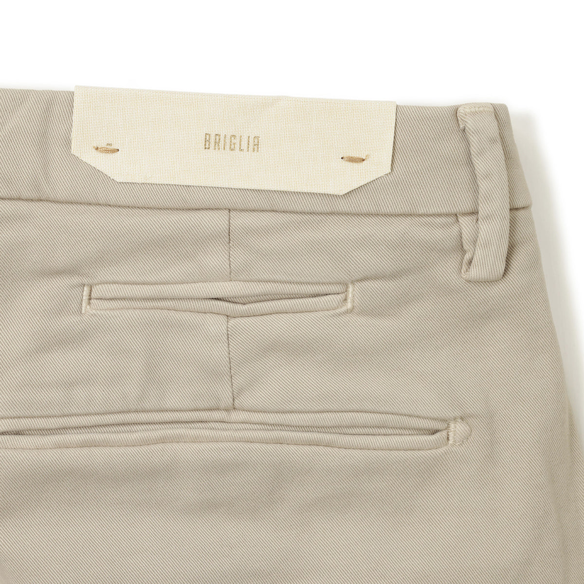 ブリリア 1949 / スラックスパンツ / ワンプリーツ コットン ストレッチ / SLIM FIT / 5207-07008 / ベージュ