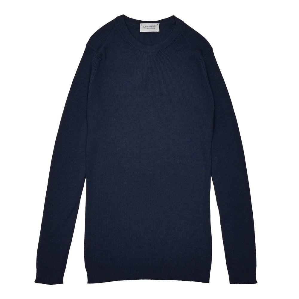 JOHN SMEDLEY(ジョンスメドレー)NOLAH クルーネックリブニット