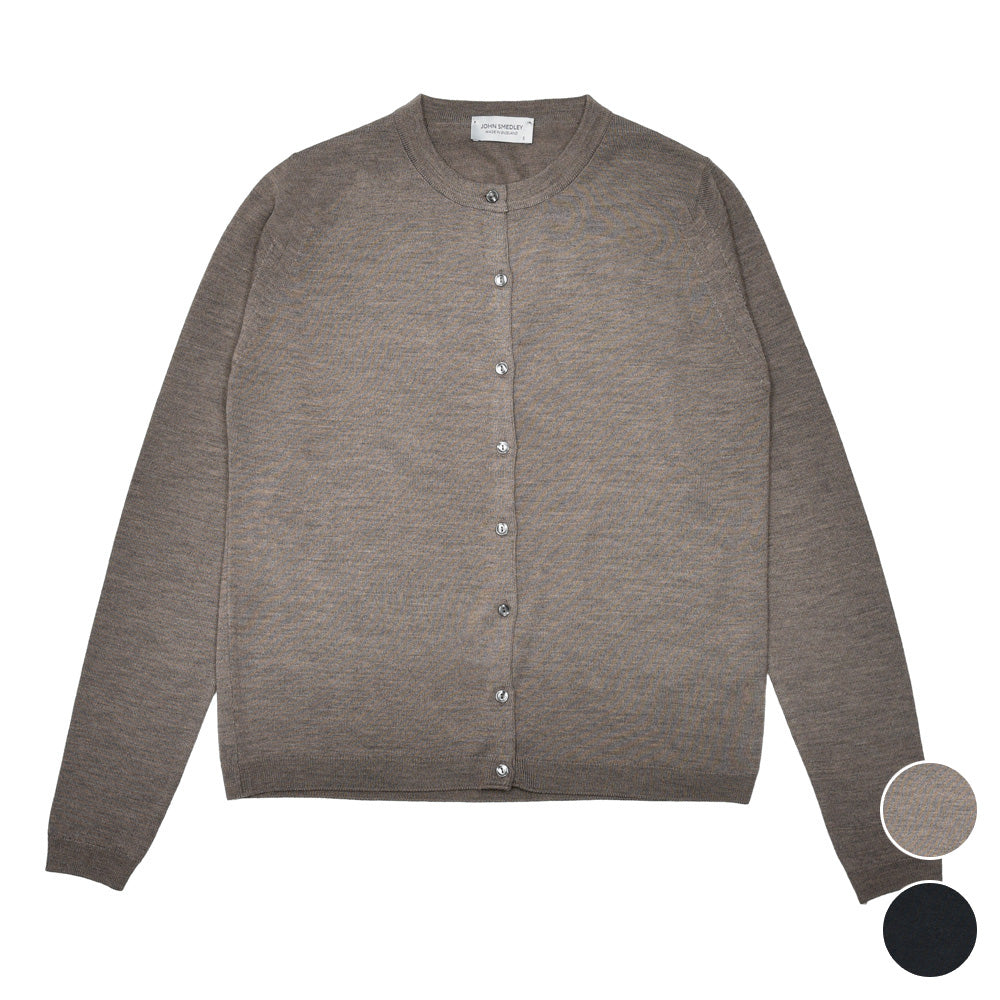 JOHN SMEDLEY(ジョンスメドレー)WILLA クルーネックニットカーディガン