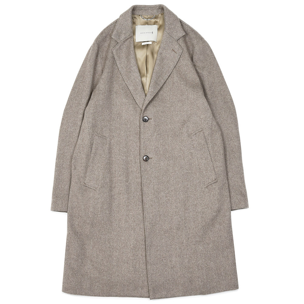 MACKINTOSH(マッキントッシュ) STANLEY カシミヤライトフランネル Loro Piana レインシステム ヘリンボーン チェスターコート