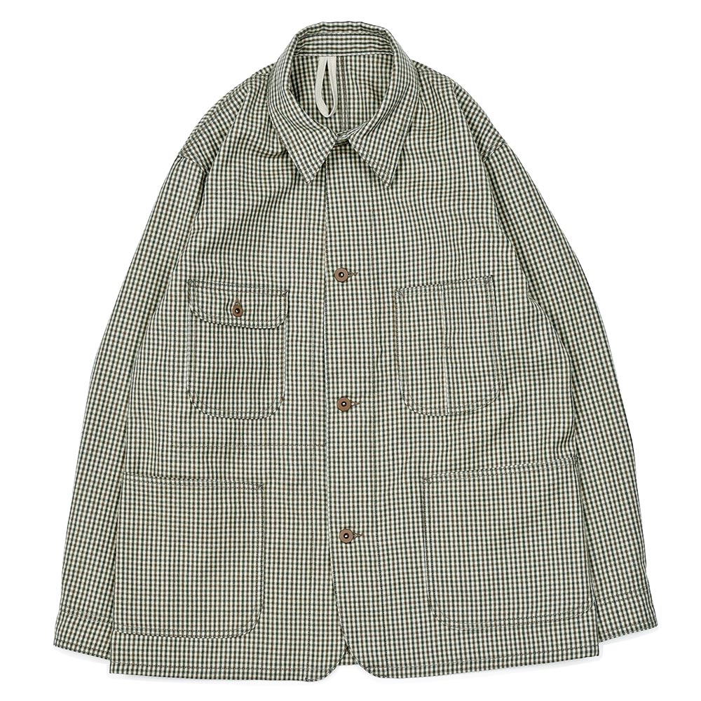 COHERENCE(コヒーレンス) JACKSON ウール ツイル Rover Wool Twill ギンガムチェック ワークジャケット