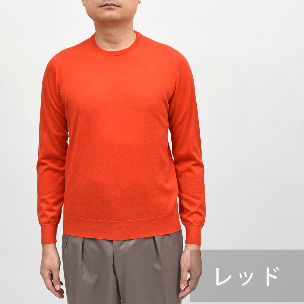 Drumohr(ドルモア) LoroPiana カシミヤ 30ゲージ クルーネックニット