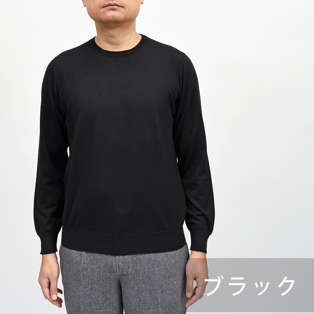 Drumohr(ドルモア) LoroPiana カシミヤ 30ゲージ クルーネックニット