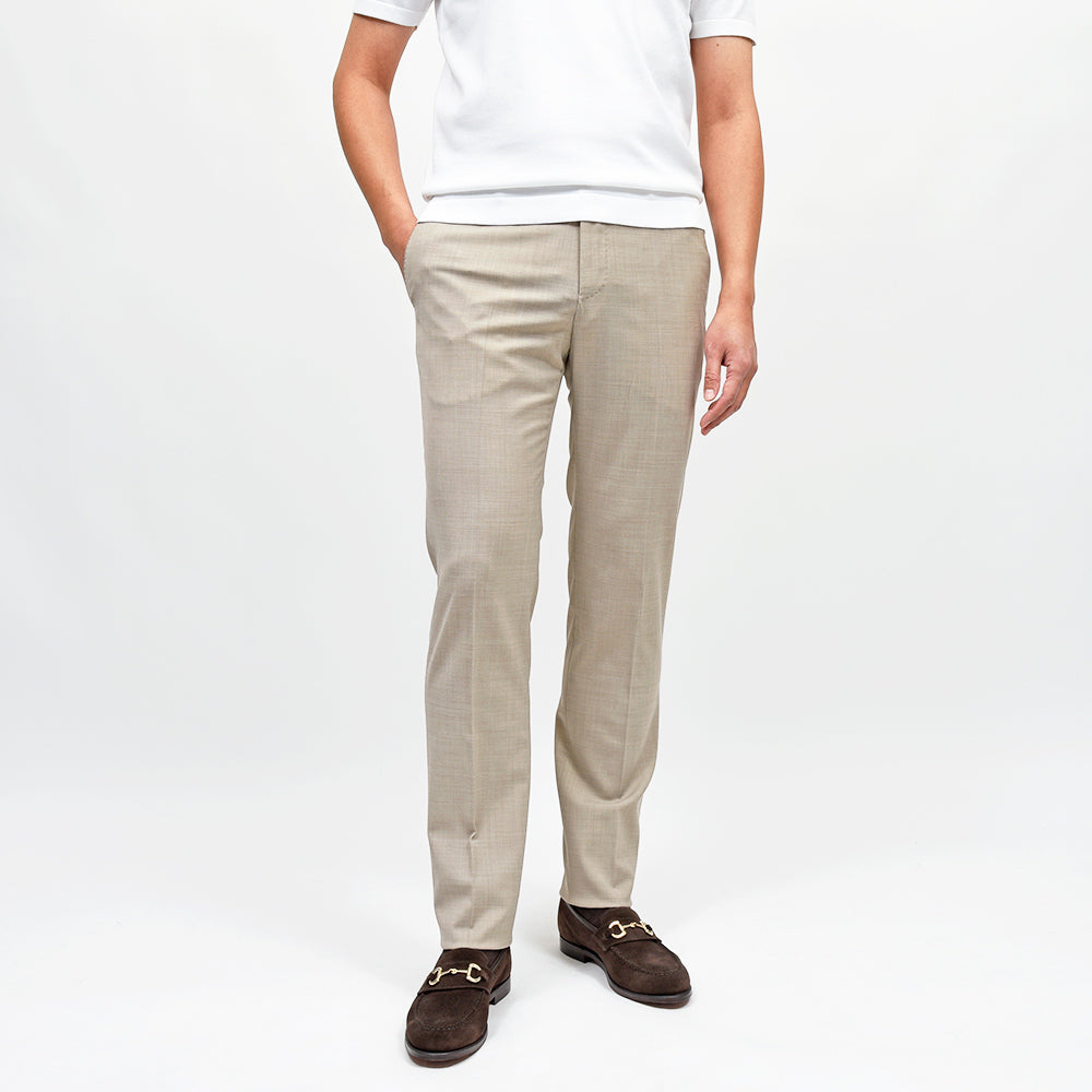 PT TORINO(ピーティートリノ) Travel ウォッシャブルテクノウール ストレッチ トロピカル ノープリーツドレスパンツ SUPERSLIM FIT/PO35