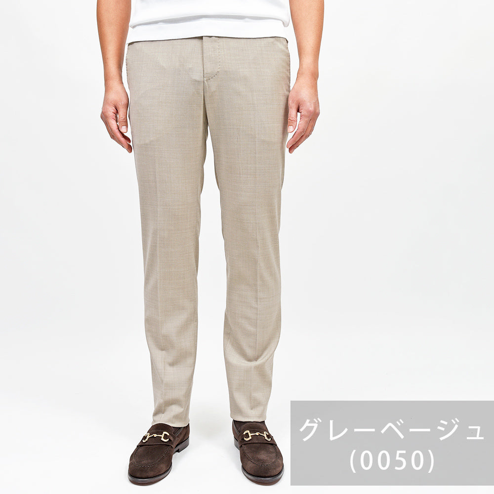 PT TORINO(ピーティートリノ) Travel ウォッシャブルテクノウール ストレッチ トロピカル ノープリーツドレスパンツ SUPERSLIM FIT/PO35