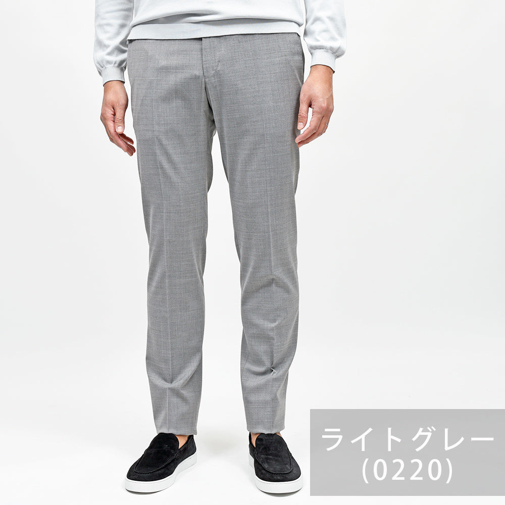 PT TORINO(ピーティートリノ) Travel ウォッシャブルテクノウール ストレッチ トロピカル ノープリーツドレスパンツ SUPERSLIM FIT/PO35