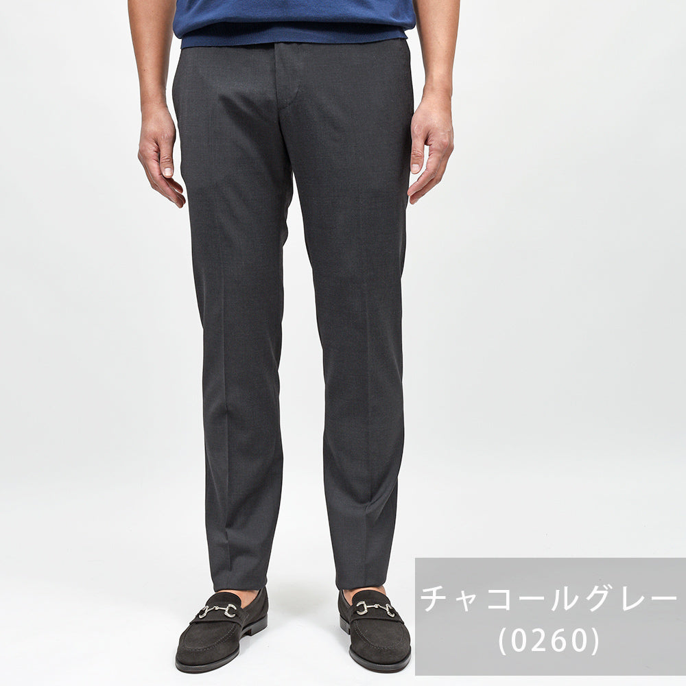 PT TORINO(ピーティートリノ) Travel ウォッシャブルテクノウール ストレッチ トロピカル ノープリーツドレスパンツ SUPERSLIM FIT/PO35
