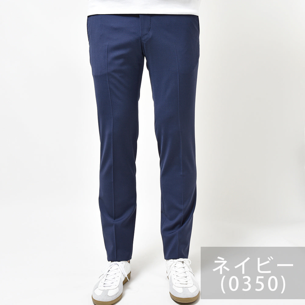 PT TORINO(ピーティートリノ) Travel ウォッシャブルテクノウール ストレッチ トロピカル ノープリーツドレスパンツ SUPERSLIM FIT/PO35