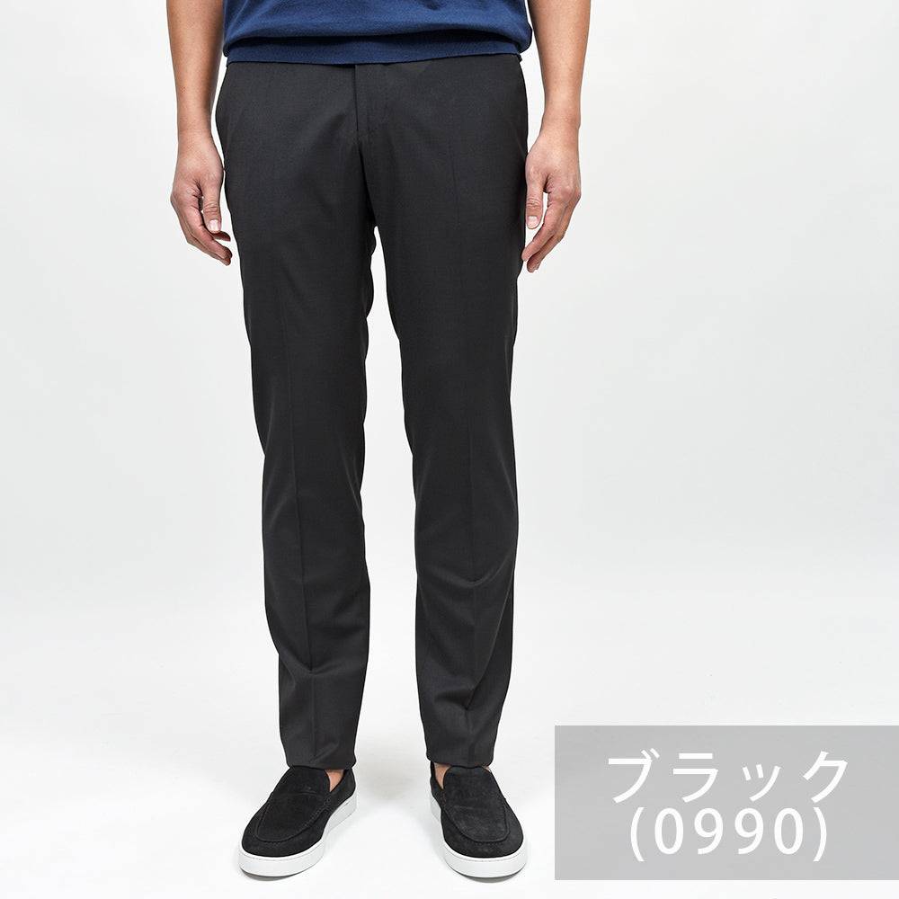 PT TORINO(ピーティートリノ) Travel ウォッシャブルテクノウール ストレッチ トロピカル ノープリーツドレスパンツ SUPERSLIM FIT/PO35