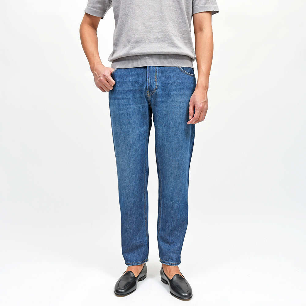 PT TORINO DENIM(ピーティートリノデニム) コットン ウォッシュド デニムパンツ REBEL/CARROT FIT/CA5610