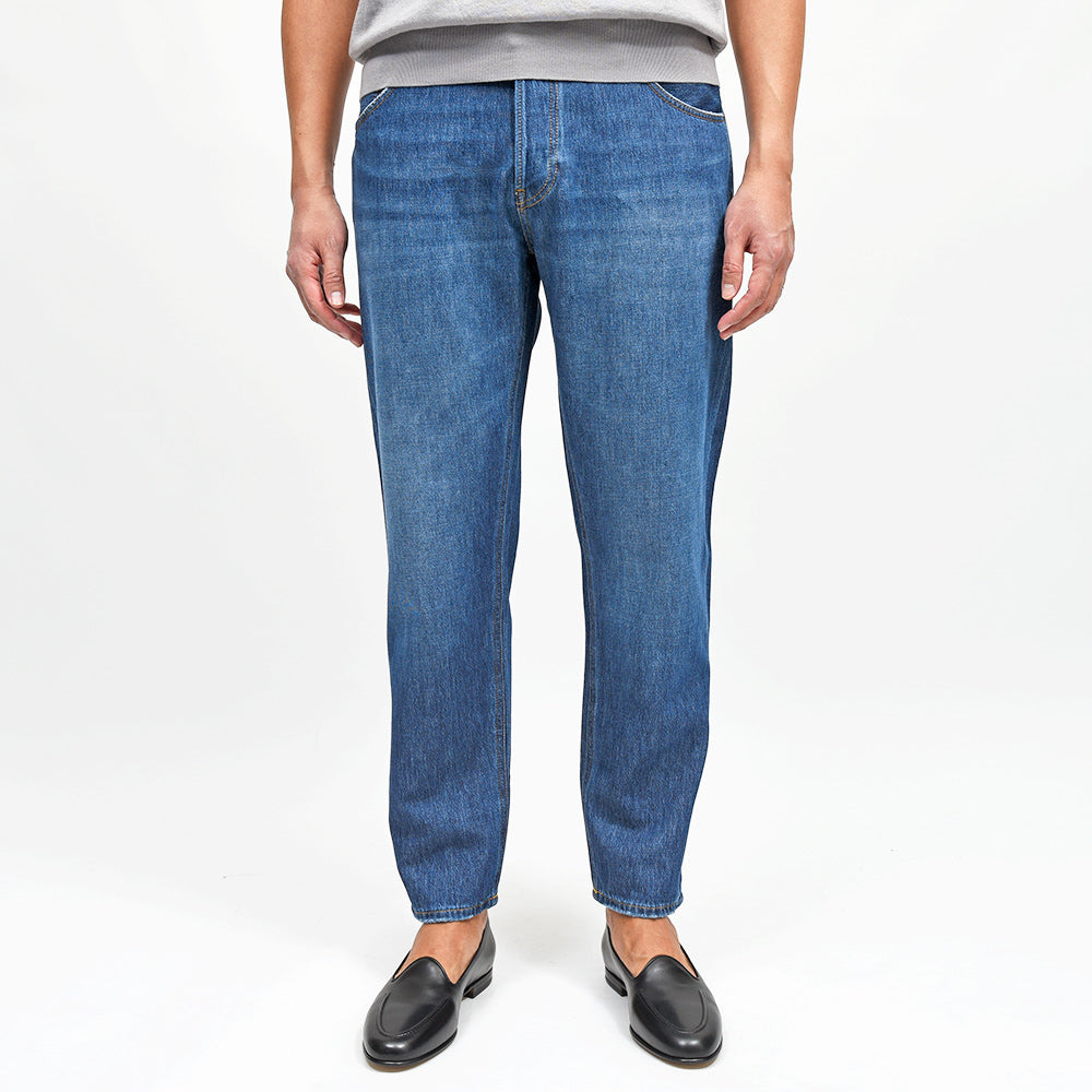 PT TORINO DENIM(ピーティートリノデニム) コットン ウォッシュド デニムパンツ REBEL/CARROT FIT/CA5610