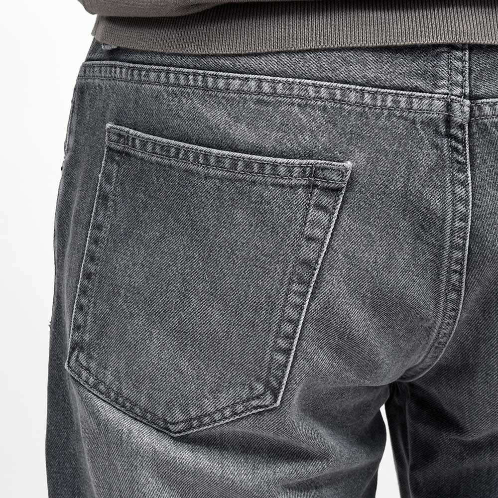 PT TORINO DENIM(ピーティートリノデニム) コットン ウォッシュド ブラックデニムパンツ REBEL/CARROT FIT/OA5640