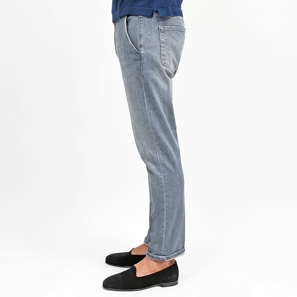PT TORINO DENIM(ピーティートリノデニム) INDIE コットンストレッチ ブラックデニムスラックス/CA5710