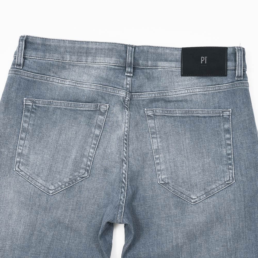 PT TORINO DENIM(ピーティートリノデニム) INDIE コットンストレッチ ブラックデニムスラックス/CA5710