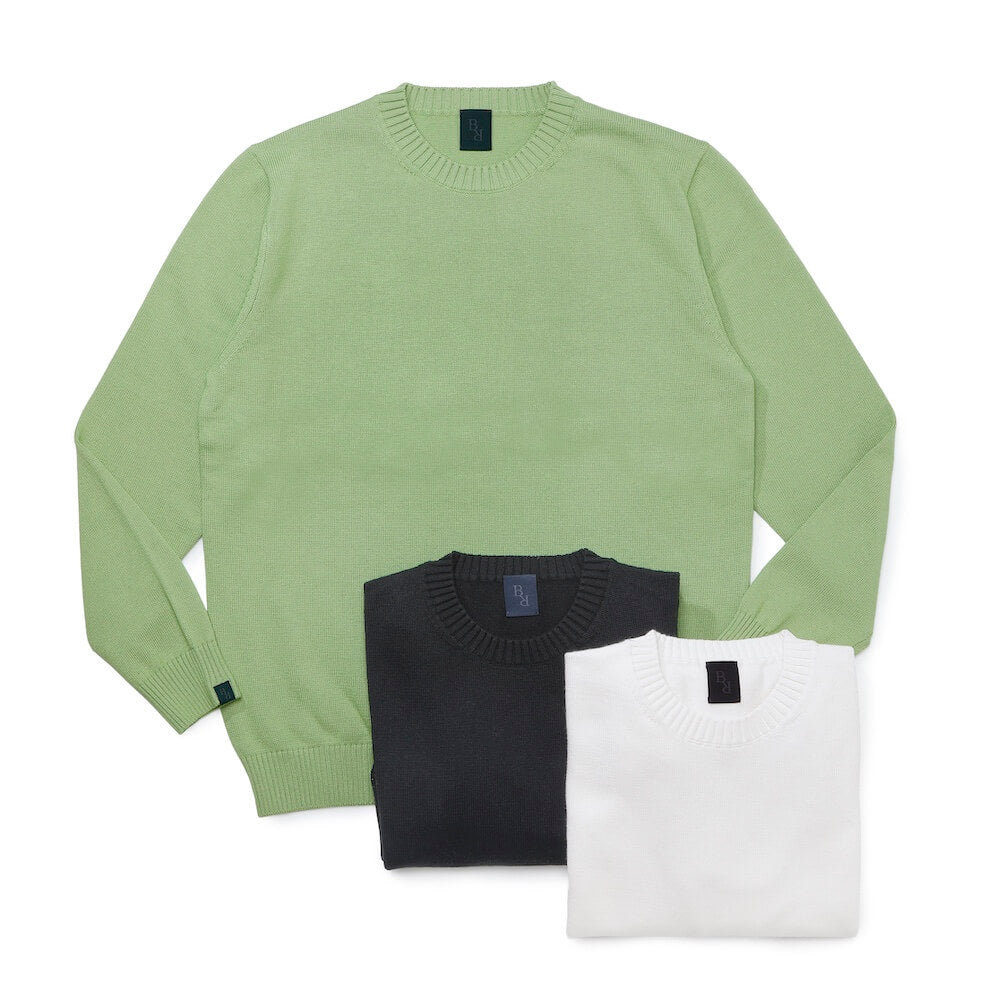 ビーアール バイ ビー・アール・ショップ / コットンカシミア CREW NECK KNIT / BR_04