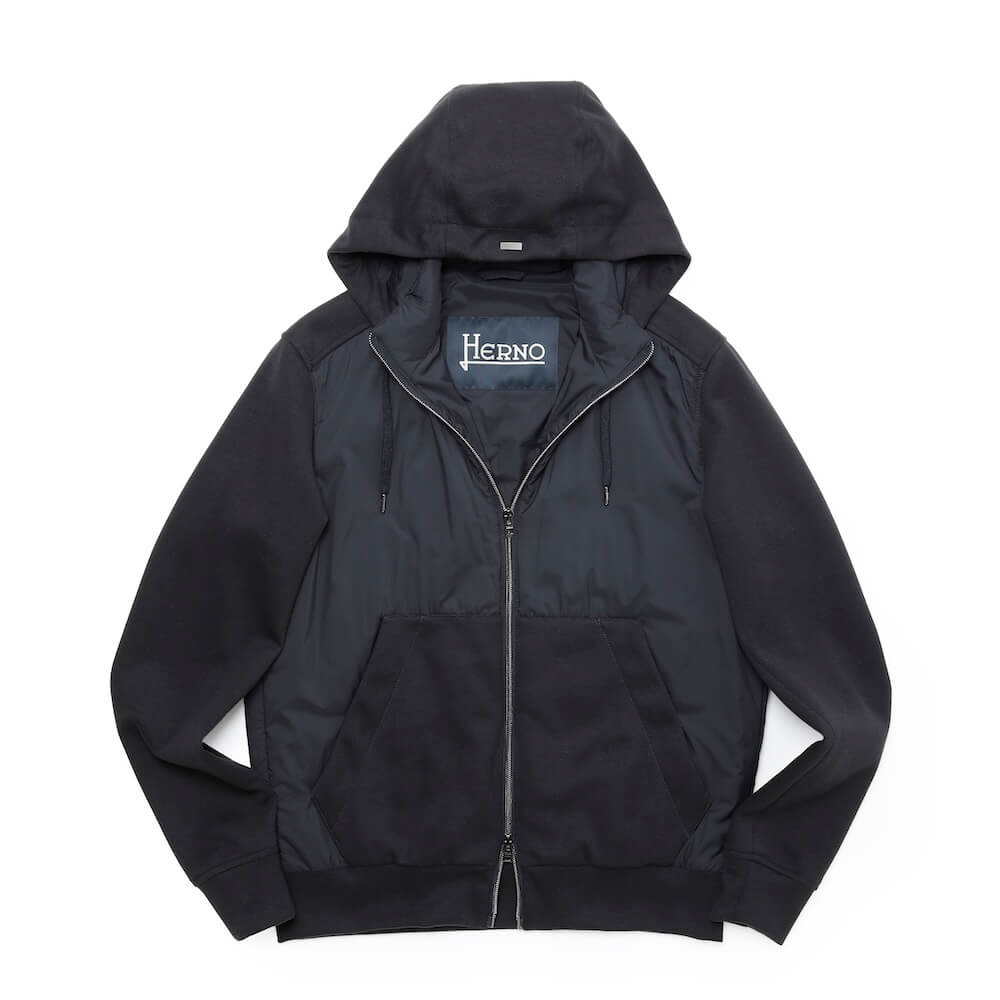 ヘルノ / コンビ ジップアップパーカー(中綿入り)/GI000590U 12456Z
