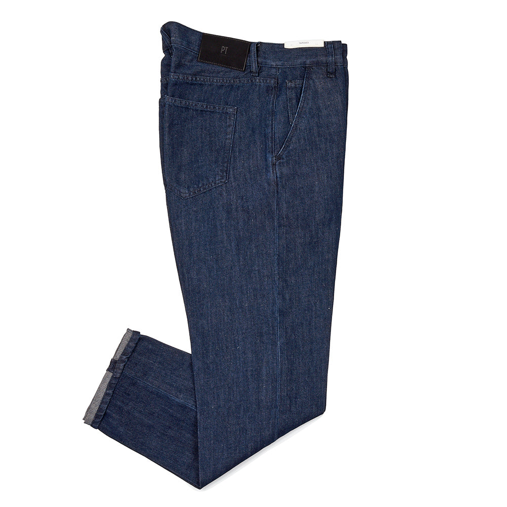 PT TORINO DENIM(ピーティートリノデニム) INDIE コットンリネン デニムスラックス/OA5510