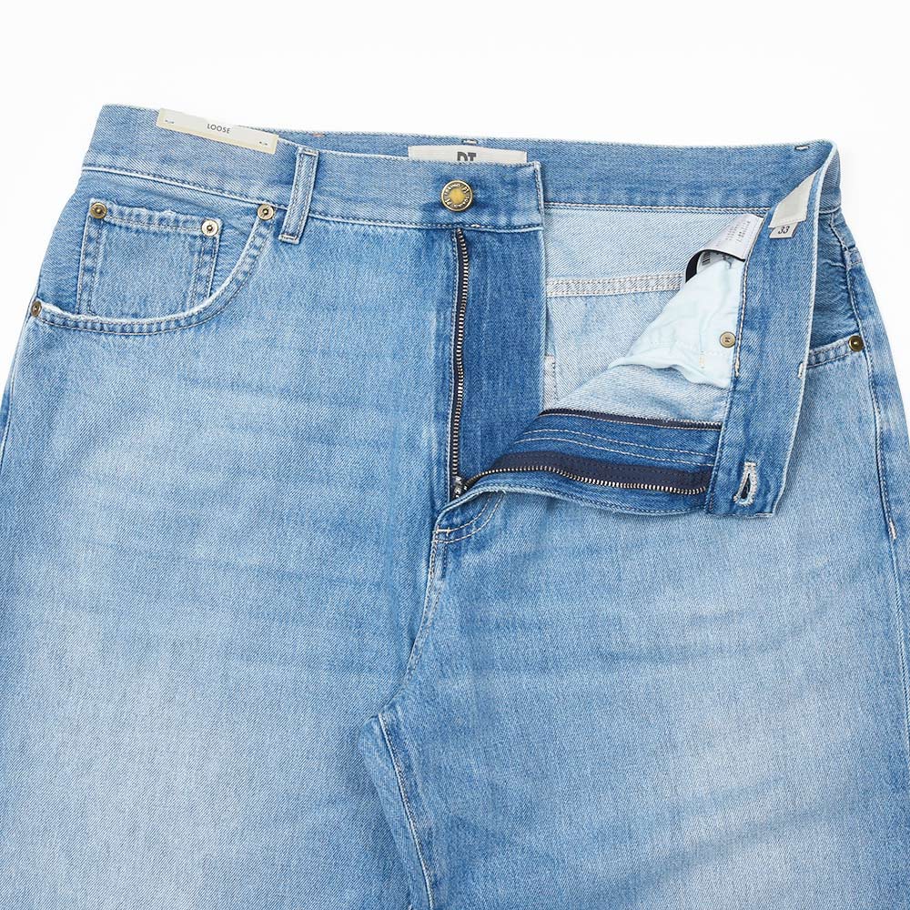 PT TORINO DENIM(ピーティートリノデニム) RAP コットン ウォッシュド デニムワイドパンツ/CA5630