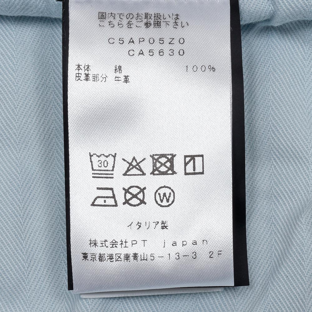PT TORINO DENIM(ピーティートリノデニム) RAP コットン ウォッシュド デニムワイドパンツ/CA5630