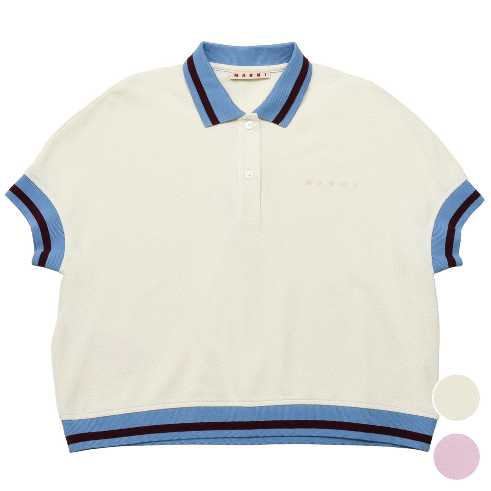 MARNI(マルニ) THJE0389LS UTC599 ラインポロシャツ